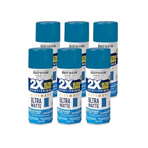 Rust-Oleum 328400-6PK American Accents, pintura en aerosol, azul Nantucket