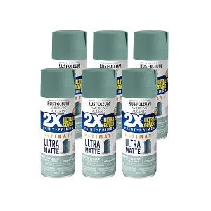 Rust-Oleum 344684-6PK American Accents Pintura en aerosol, salvia costera