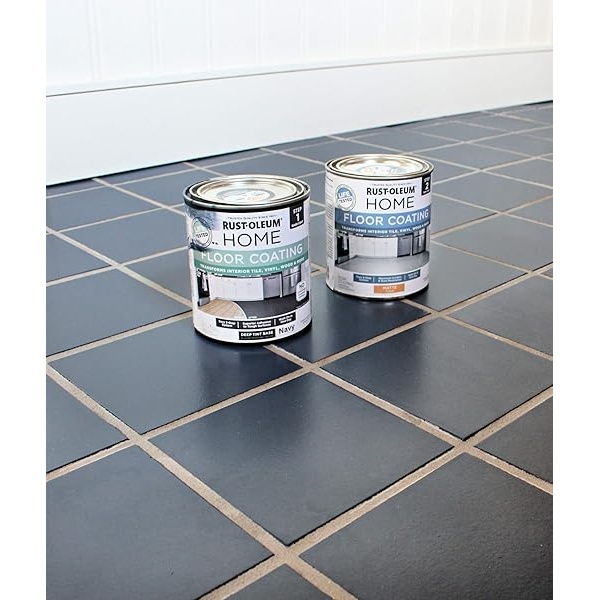Rust-Oleum 367595 - Kit de revestimiento de piso para interiores, color azul marino mate - Image 8