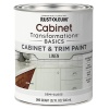 Rust-Oleum 372008 Transformations Basics - Pintura para gabinete y recorte, cuarto de galón, lino, 32 onzas líquidas, 0.25 galones (paquete de 1)