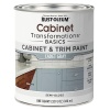 Rust-Oleum 372009 Transformations Basics - Pintura para gabinete y recorte, cuarto de galón, gris cadete, 32 onzas líquidas, 0.25 galones (paquete de 1)