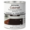 Rust-Oleum 372011 Transformations Basics - Pintura para gabinete y recorte, cuarto de galón, expreso, 32 onzas líquidas (paquete de 1)