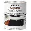 Rust-Oleum 372012 Transformations Basics - Pintura para clóset y recorte, cuarto de galón, color negro, 32 onzas líquidas (paquete de 1)