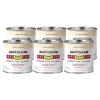 Rust-Oleum 7770730-6PK detiene la pintura de óxido, media pinta, almendra brillante, 8 onzas líquidas (paquete de 6)