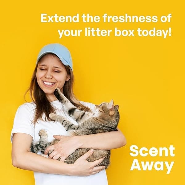 SCENT AWAY - Desodorizador de arena para gatos sin fragancia con carbón activo (paquete de 3) - Image 5