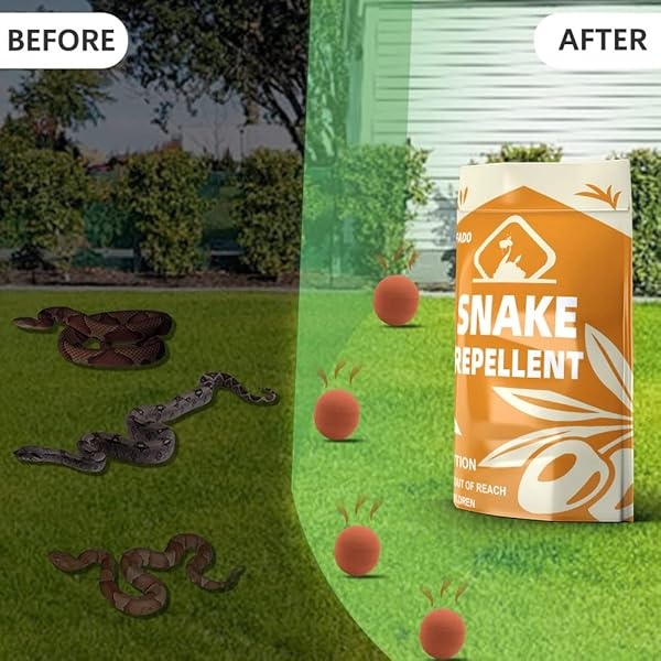 SELPONT Repellent for Yard Powerful, Keep Snake Away Repellent for Outdoors, Snake Repellent for Outdoors Pet Safe, Outdoor Snake Repellant Home, Yard Snake Out Repellant Effectively- 10 Pack - Image 3