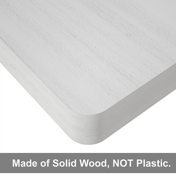 SRIWATANA Pequeños estantes flotantes montados en la pared, estante de madera de 4 pulgadas para decoración y almacenamiento, juego de 4, mini estante de exhibición para dormitorio, baño, cocina, oficina (blanco) - Image 8