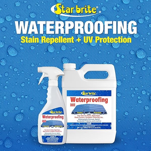 STAR BRITE Aerosol impermeabilizante, impermeabilizante + Repelente de Manchas + protección UV, 64 onzas (081964) - Image 5