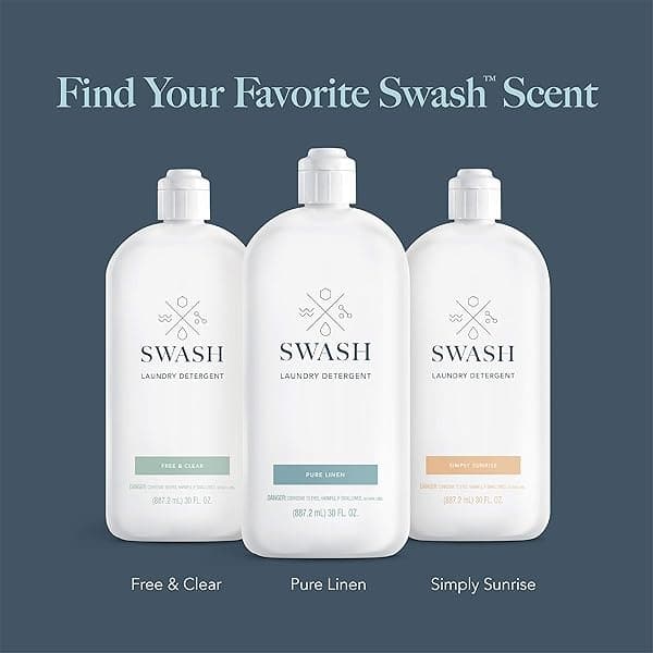 SWASH SWHLDLFL2 Detergente líquido para colada, lino puro, 83 cargas, 30 onzas - Image 10