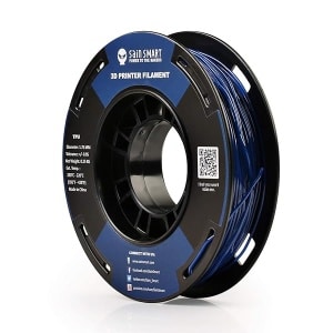 SainSmart - Bobina pequeña de 1,75 mm de TPU, filamento 3D flexible, 250 g, precisión dimensional +/- 0,05 mm, Shore 95A, azul galaxia