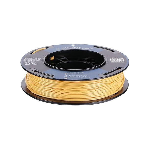 SainSmart Filamento de TPU flexible de 1,75 mm, filamento de impresión 3D de TPU flexible de 1,75 mm, 250 g, precisión dimensional de color sólido +/- 0,05 mm - Image 3