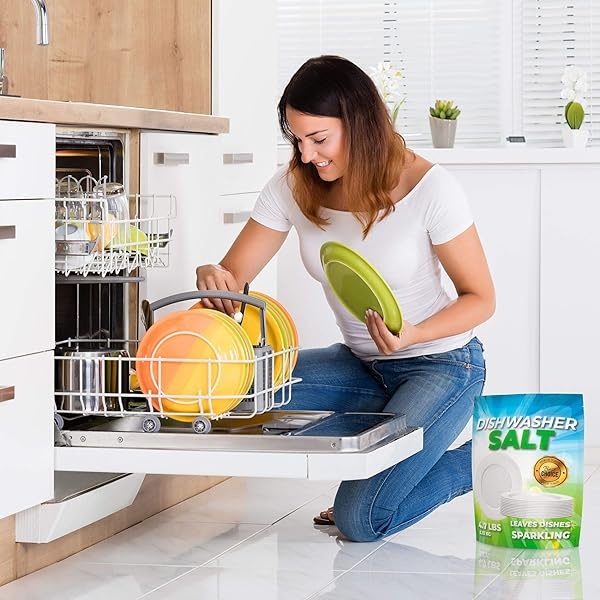 Sal para lavavajillas de 2,1 kg para suavizante – Recomendado para Meile, Bosch, Thermador, Whirlpool y todas las otras marcas - Image 4