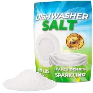 Sal para lavavajillas de 2,1 kg para suavizante – Recomendado para Meile, Bosch, Thermador, Whirlpool y todas las otras marcas