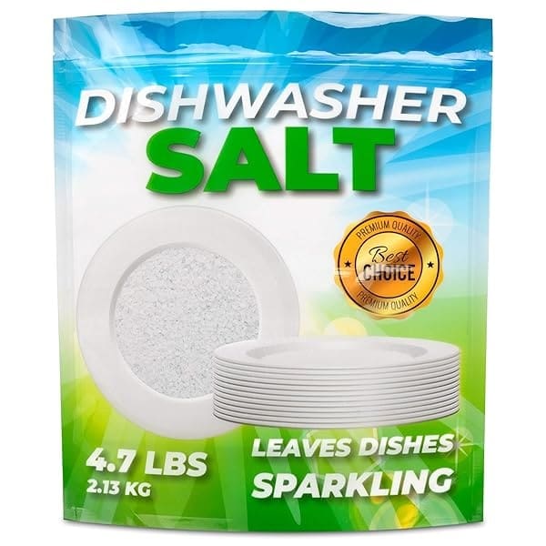 Sal para lavavajillas de 2,1 kg para suavizante – Recomendado para Meile, Bosch, Thermador, Whirlpool y todas las otras marcas - Image 6