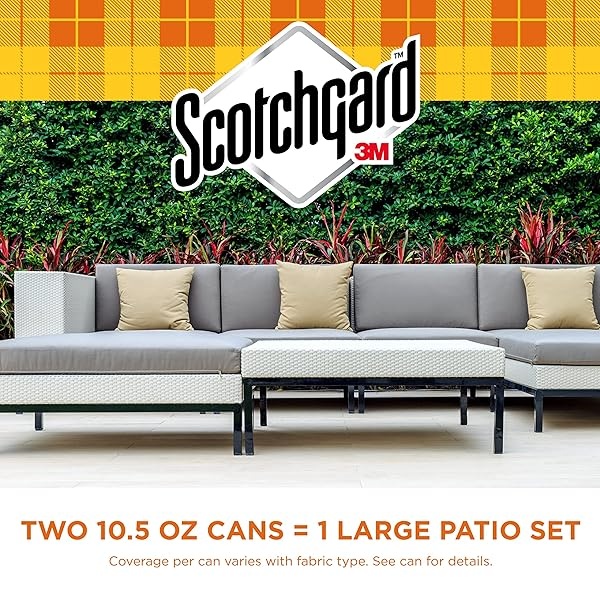 Scotchgard 5019-10UV-2PK - Protector solar y agua para exteriores (2 latas), multicolor, 2 unidades - Image 9