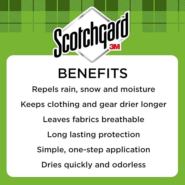 Scotchgard Protector de agua resistente, repele el agua, ideal para ropa de exterior, tiendas de campaña, mochilas, lona, poliéster y nailon, 46 onzas - Image 3