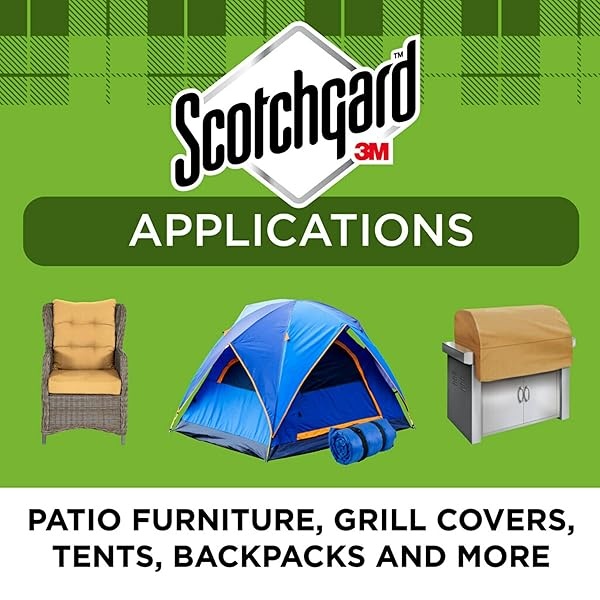 Scotchgard Protector de agua resistente, repele el agua, ideal para ropa de exterior, tiendas de campaña, mochilas, lona, poliéster y nailon, 46 onzas - Image 4