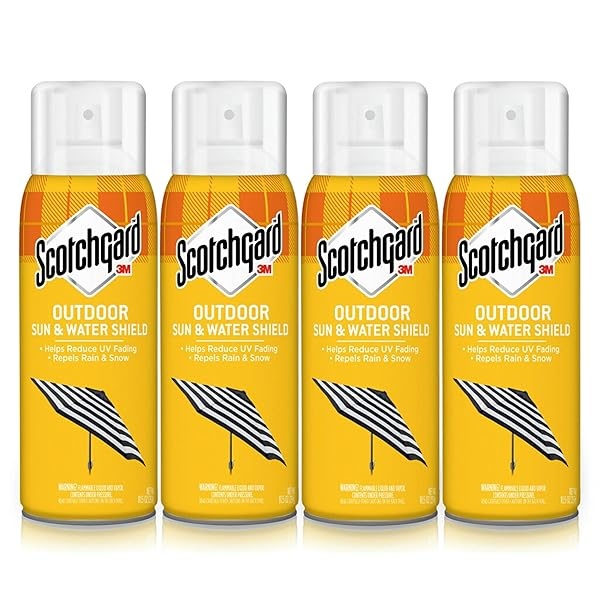 Scotchgard Protector solar y agua, repele el agua, 44 onzas (4 latas)