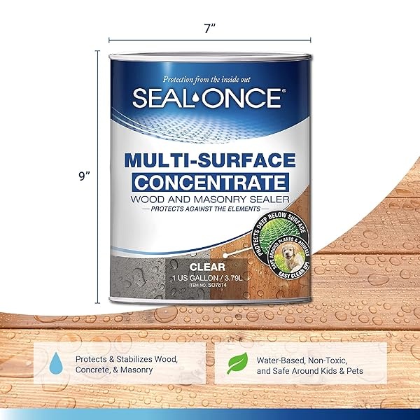 Seal-Once Multi superficie 1 galón - Image 3