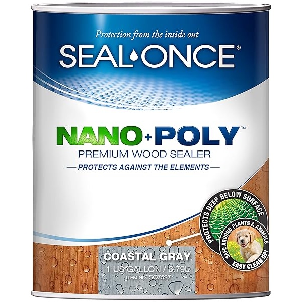 Seal-Once Nano Poly Ready Mix (gris costero) 1 galón