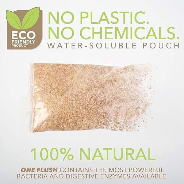 Septic Tank Treatment - 1 Year Supply of Septic Treatment- Dissolvable Septic Tank Treatment Packets - Use Septic Treatment Enzymes Packets Monthly to Prevent Expensive Septic Tank System Backups - Image 5