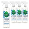 Seventh Generation Seventh Generation Limpiador multiusos gratis y transparente, 23 oz, 4 unidades, 23 onzas líquidas