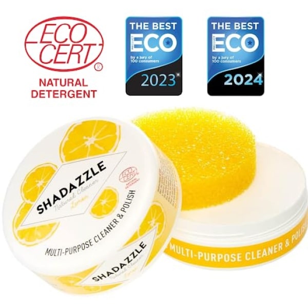 Shadazzle - Limpiador y abrillantador multiusos natural, respetuoso con el medio ambiente, producto de limpieza multiusos, limpia, pule y protege cualquier superficie lavable - Image 3