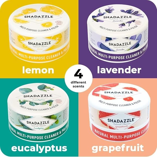 Shadazzle - Limpiador y abrillantador multiusos natural, respetuoso con el medio ambiente, producto de limpieza multiusos, limpia, pule y protege cualquier superficie lavable - Image 7