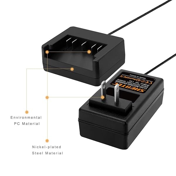 Shentec Cargador de batería de 18 V de iones de litio compatible con Bosch 18 V BAT609 BAT609G BAT618 BAT618G BAT619 BAT619G BAT610G 2607336169 2607336170 2607336236 26073333336 66 de 9 de 2607336092 - Image 4