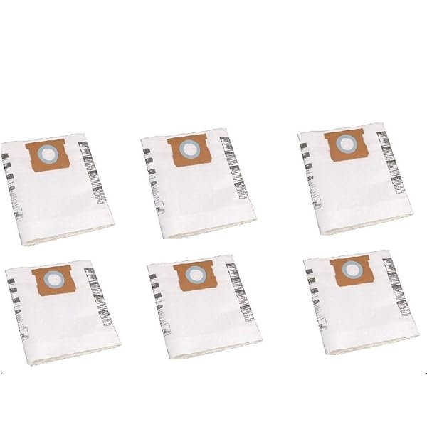 Shop Vac - Bolsas de 12,7 a 20,32 g, 6 unidades, para compras #9066100, tipo E, para uso con tanques de 5 a 8 litros con entrada lateral por DVC Products