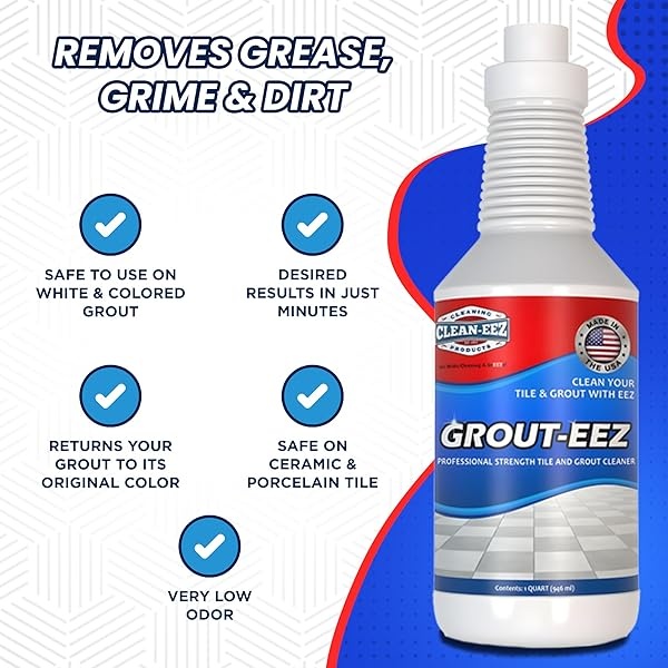 Single Grout-EEZ Parent Listing (1 cuarto con cepillo para polvo para lechada) - Image 5