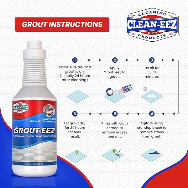 Single Grout-EEZ Parent Listing (1 cuarto con cepillo para polvo para lechada) - Image 10