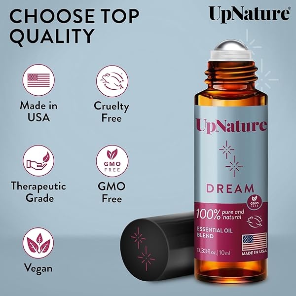 Sleep Oil Roll-On - Peace and Calming Essential Oil Roller for Sweet Dreams and Serenity - Lavender and Chamomile Blend - Easy Application - High-Quality - Leak-Proof Rollerball - No Diffuser Needed! - Image 8
