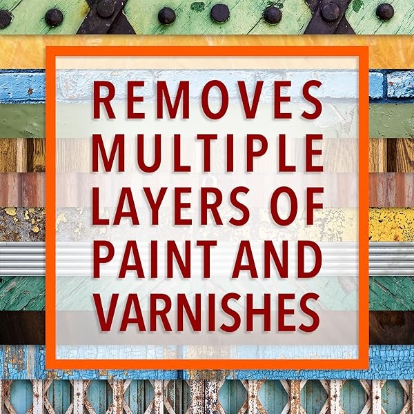 Smart 'n Easy Gel removedor de pintura y barniz – Eliminador de pintura fácil – Tiras múltiples capas de acrílico, látex, aceite y pinturas y barnices a base de agua, aroma cítrico naranja – 32 onzas - Image 4