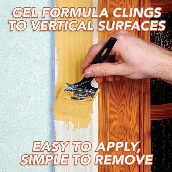Smart 'n Easy Gel removedor de pintura y barniz – Eliminador de pintura fácil – Tiras múltiples capas de acrílico, látex, aceite y pinturas y barnices a base de agua, aroma cítrico naranja – 32 onzas - Image 7