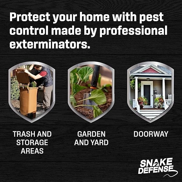Snake Defense Repelente de serpientes naturales, eficaz y seguro, pulverizador de un galón con pulverizador remoto para una fácil aplicación | para todo tipo de serpientes | no venenosas y venenosas… - Image 5