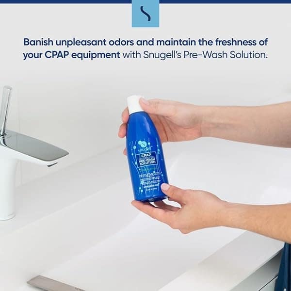 Snugell™ - Solución neutralizante para el lavado de CPAP, paquete de 1 botella, 8 onzas, aroma cítrico fresco - Image 4