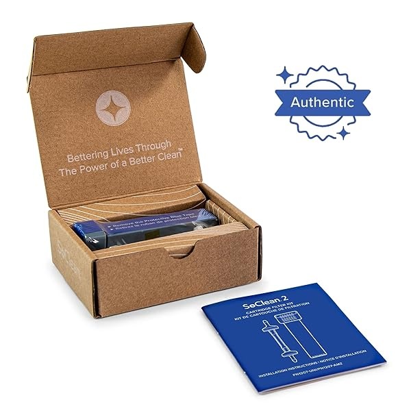 SoClean - Kit de filtro de cartucho de repuesto original para máquinas SoClean 2 | Incluye un cartucho de filtro y una válvula de retención, pieza original auténtica con garantía completa | Embalaje - Image 4