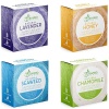 Solid Shampoo Bar And Conditioner Effect Hair Soap - 4 Pack 100% Organic Shampoo Bars For Hair With All Natural Plant Based Essential Oils And Eco Fri