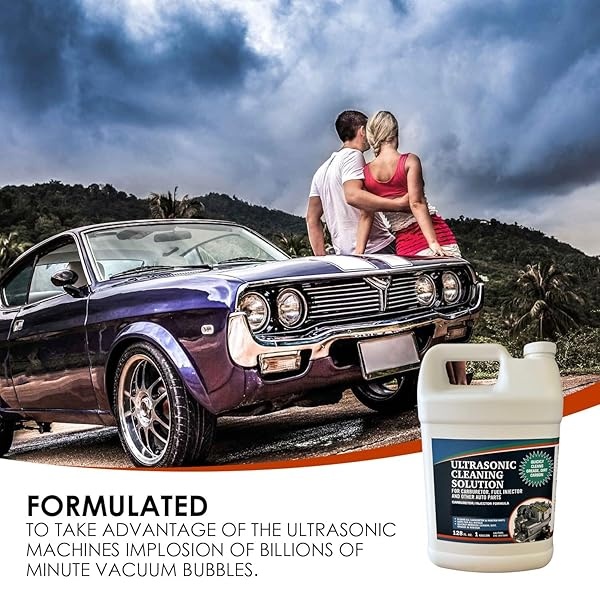 Solución limpiadora ultrasónica para carburadores y piezas del motor, solución de limpieza ultrasónica y compuesto de lavado para lavadoras ultrasónicas y de inmersión, concentrado (32 oz) - Image 7