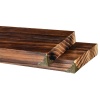 Soroel Juego de 2 estantes flotantes de madera rústica, estantes de almacenamiento de madera, montados en la pared, gruesos y anchos de madera natural, pequeños estantes, decoración para sala de estar, dormitorio, baño, cocina, marrón, 40,6 cm