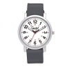 Speidel Original Scrub Watch – colores médicos médicos, esfera fácil de leer, segunda mano, resistente al agua, Gris