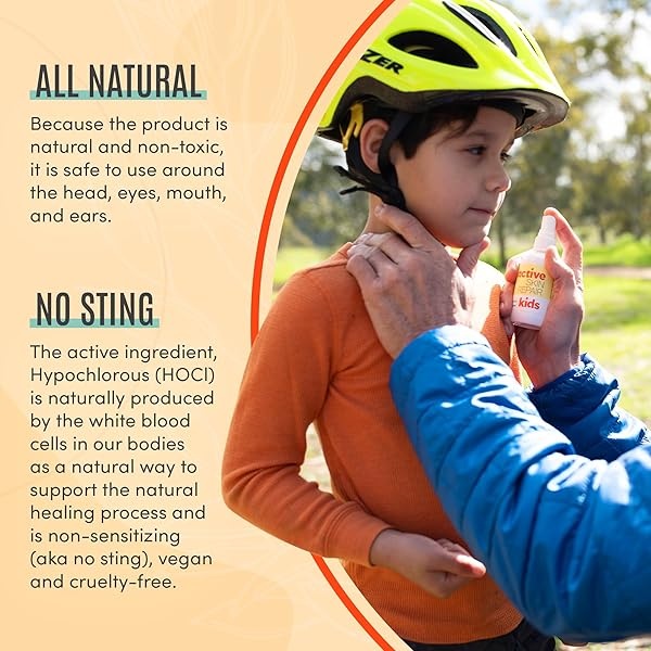 Spray curativo e hidrogel Active Skin Repair, Kids Spray, 88.72 ml - Image 4