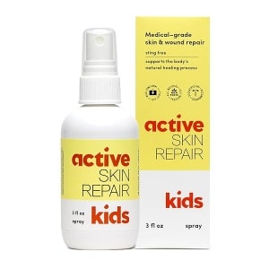 Spray curativo e hidrogel Active Skin Repair, Kids Spray, 88.72 ml