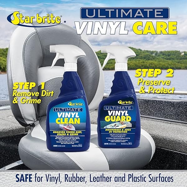 Star brite Ultimate Vinyl Clean (96232) Interior/Exterior Multi-Surface Cleaner - 32 oz Sprayer - Image 5
