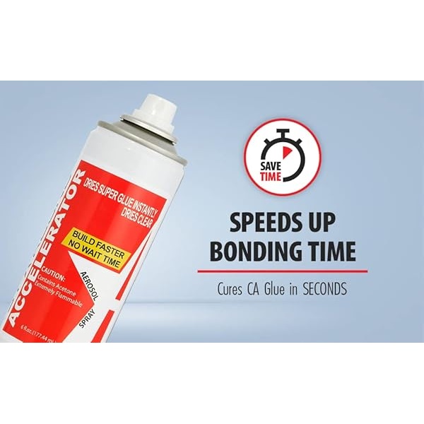 Starbond - Pegamento CA fino súper rápido de 4 onzas y acelerador de aerosol de 6 onzas, pegamento CA fino con activador (para torneado de madera, giro de bolígrafo, pasatiempo, estabilización, acabado, incrustación) - Image 6