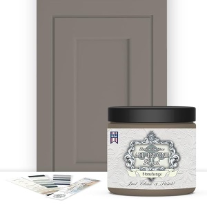 Stonehenge (tono medio greige), acabado todo en uno pintura, Sample- 8oz