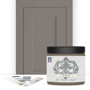 Stonehenge (tono medio greige), acabado todo en uno pintura, Sample- 8oz