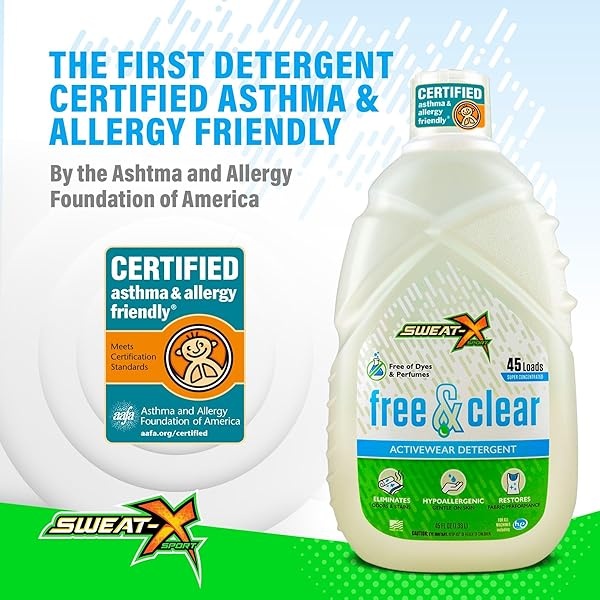 Sweat X Sport Free & Clear Activewear Detergente - Image 3