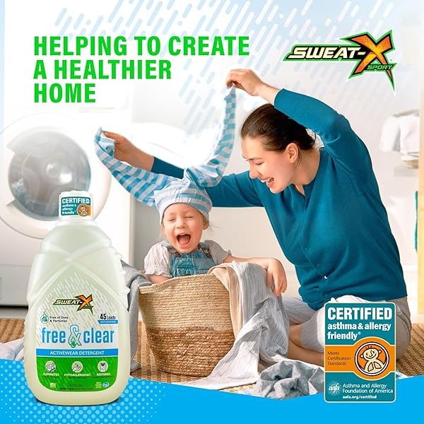 Sweat X Sport Free & Clear Activewear Detergente - Image 4